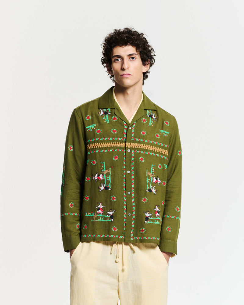 Joy Of Living Shirt Khaki