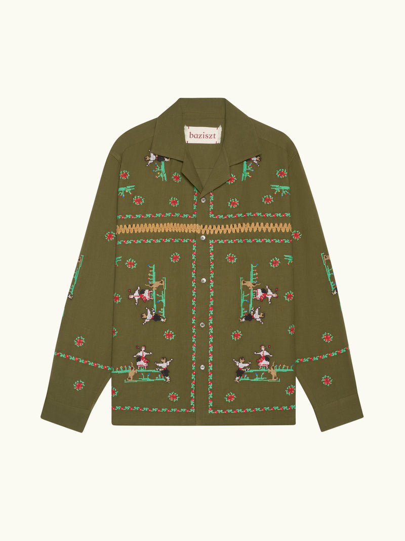 Joy Of Living Shirt Khaki