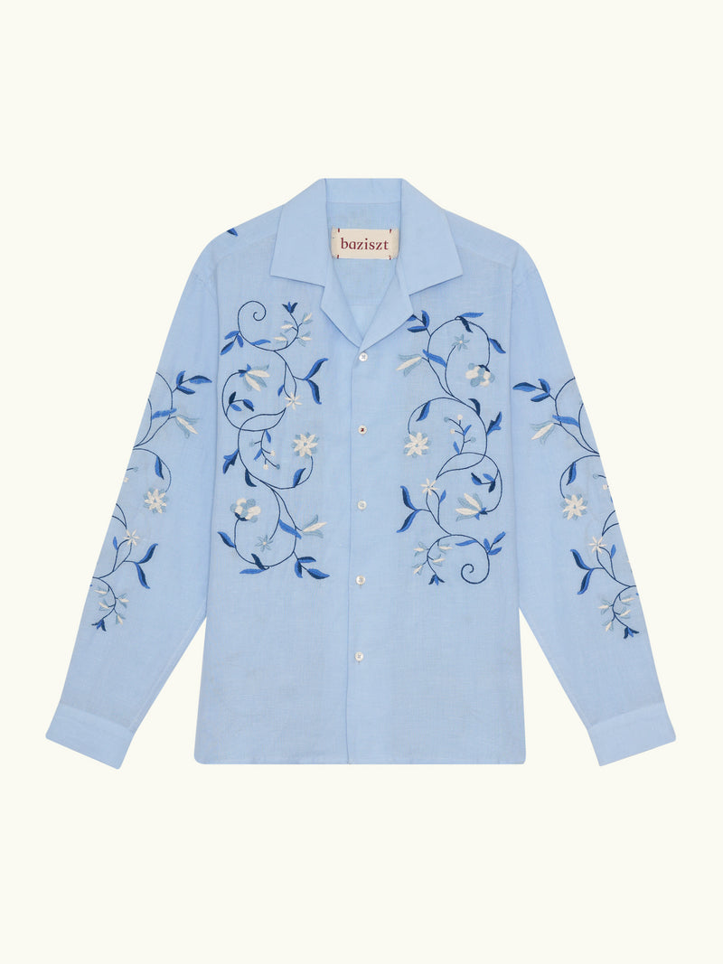 Lotus Shirt Blue