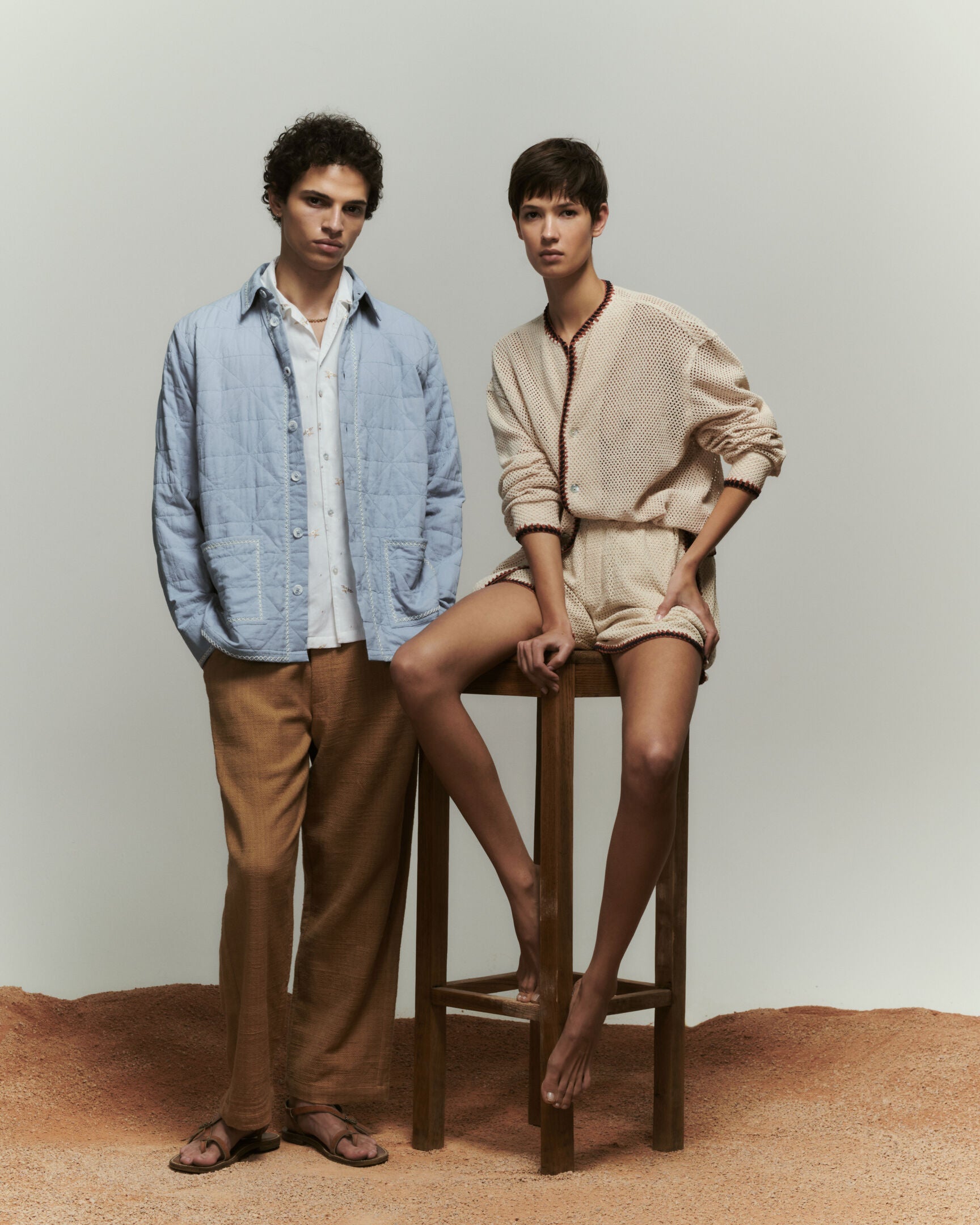 Baziszt, Lookbook Spring Summer 2024, Jasmin Shirt, Sky Shirt, Paws Shirt, Paws Short