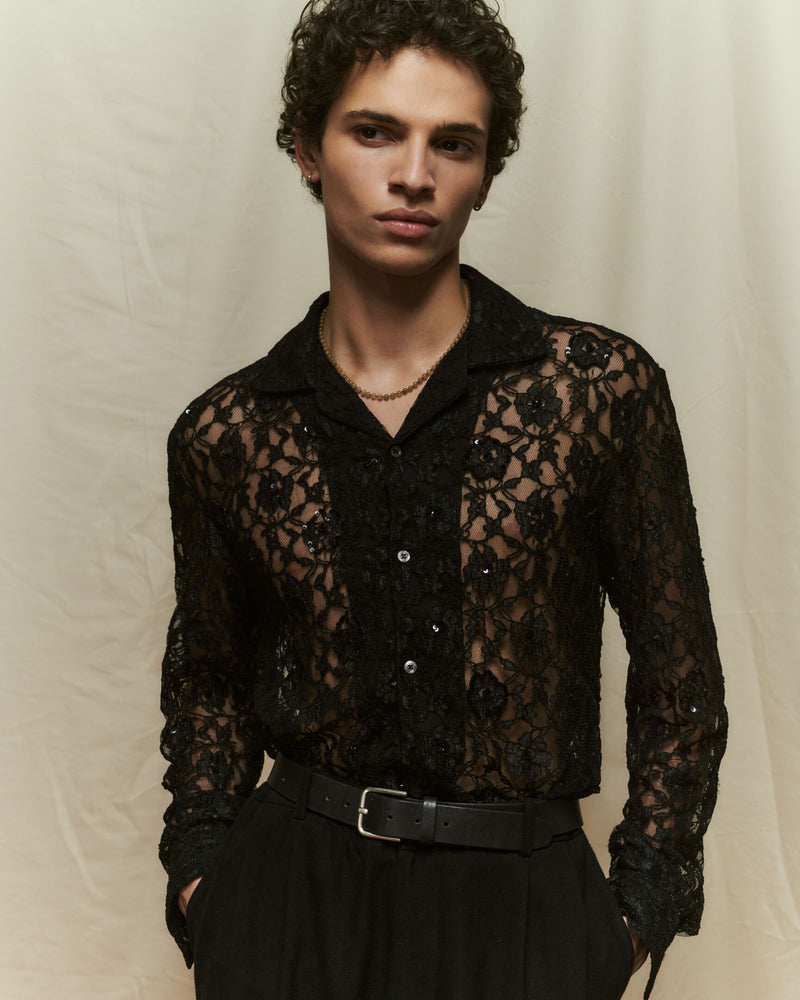 Baziszt, Lookbook Spring Summer 2024, Lace Shirt