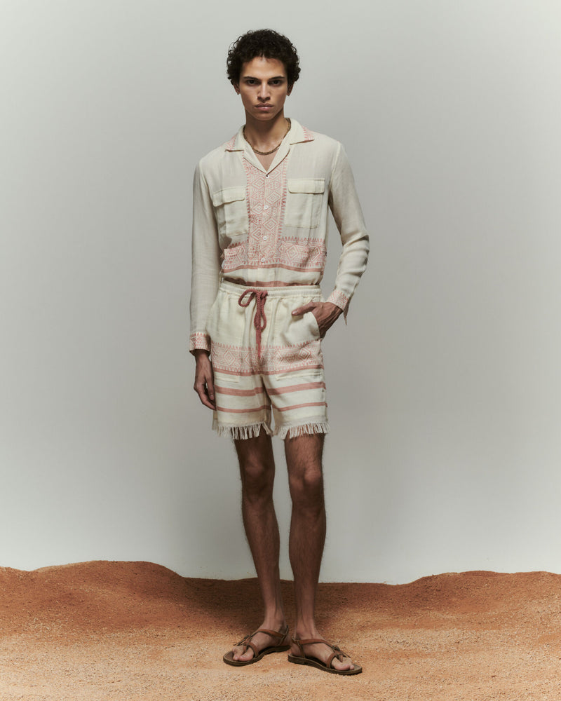 Baziszt, Lookbook Spring Summer 2024, Talilo Pink Shirt, Talilo Pink Short