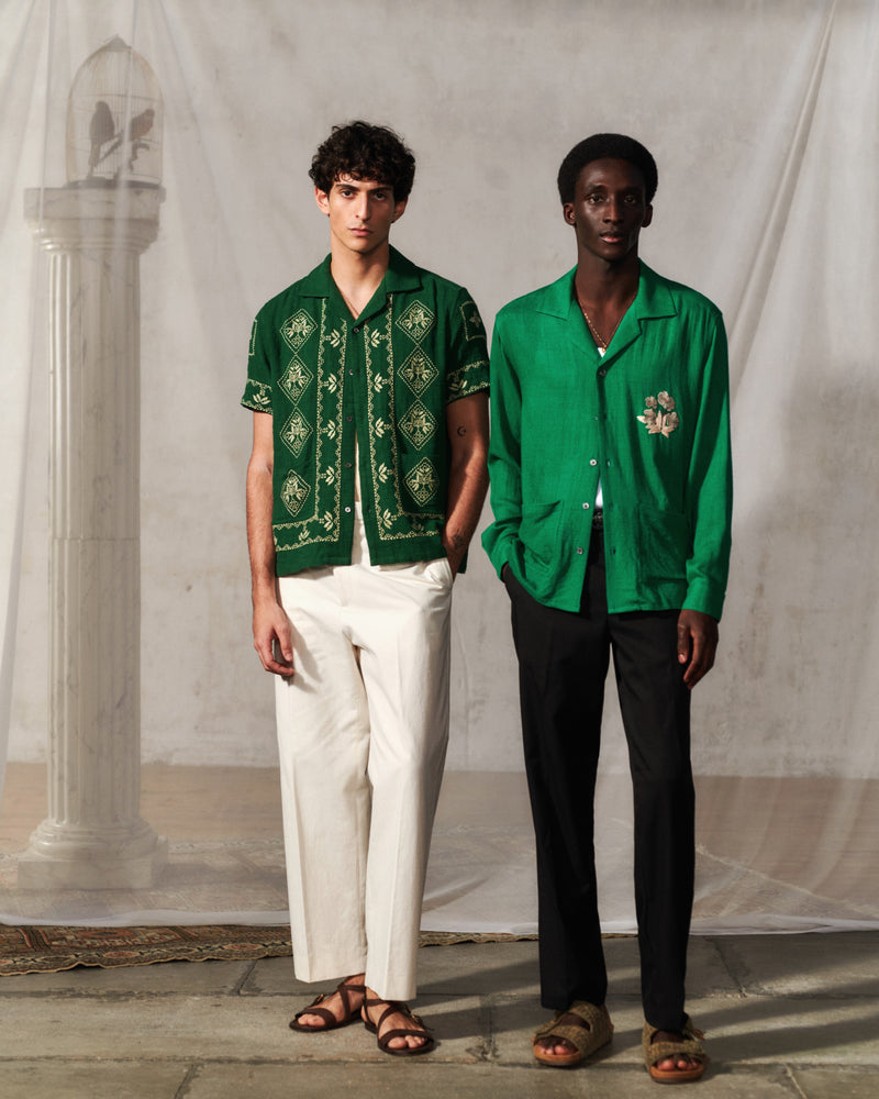 Chemise Chitin émeraude