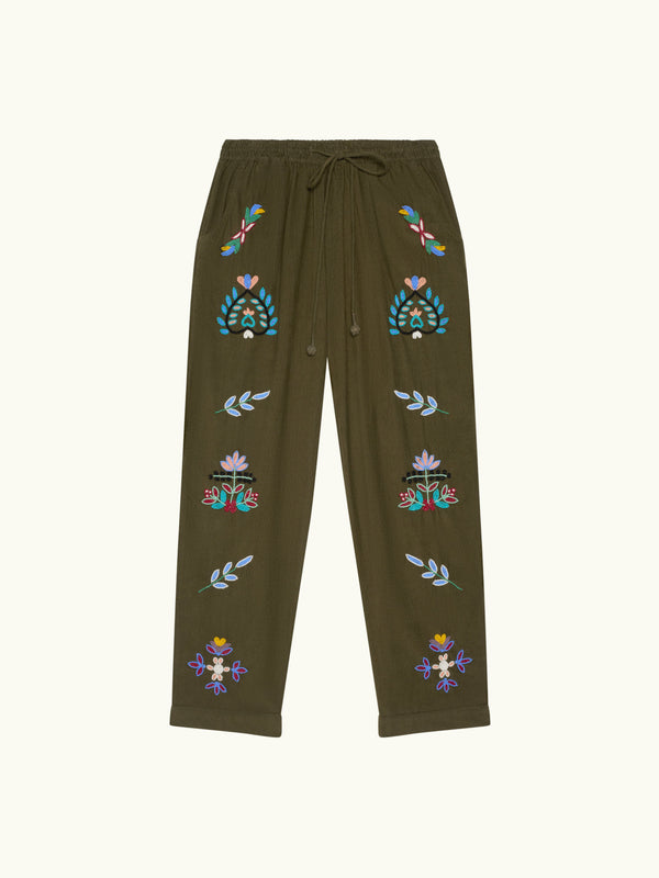 Neon Pants Khaki