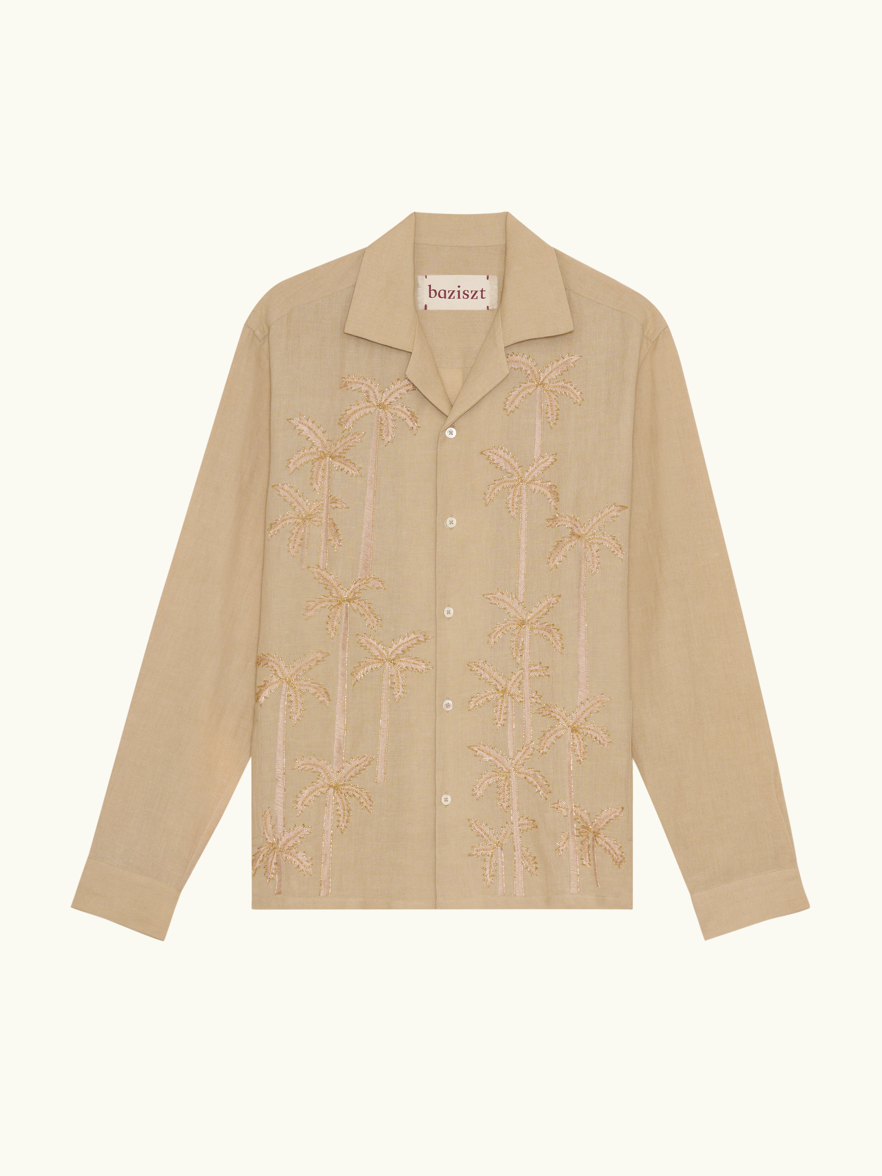 Palm Groove Shirt Beige
