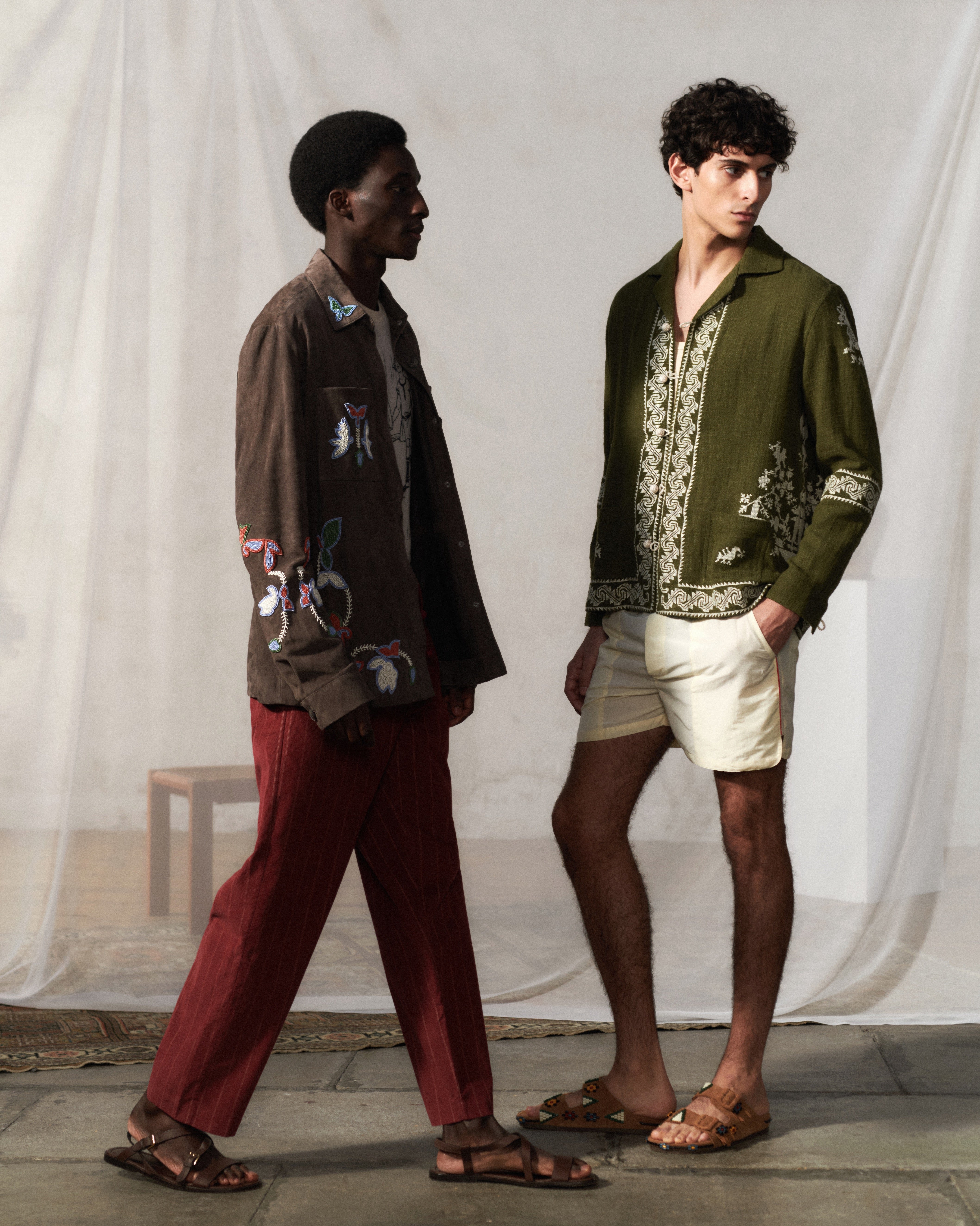 Tulum green khaki shirt