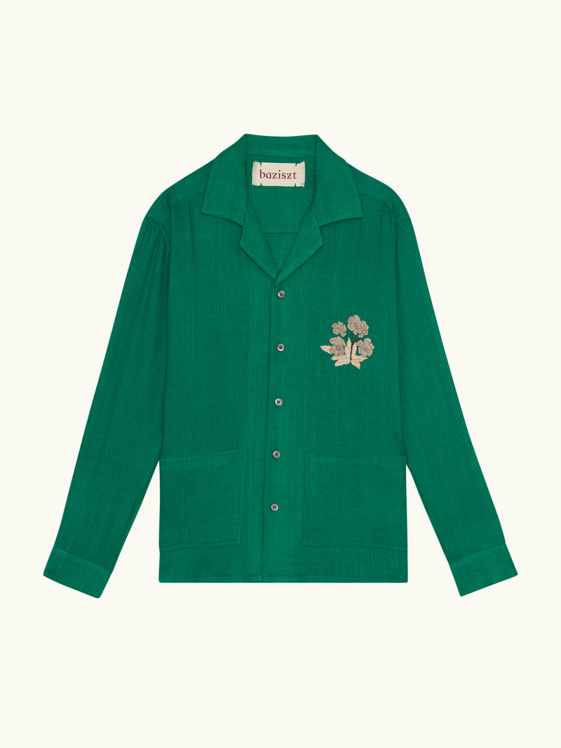 Chemise Chitin émeraude