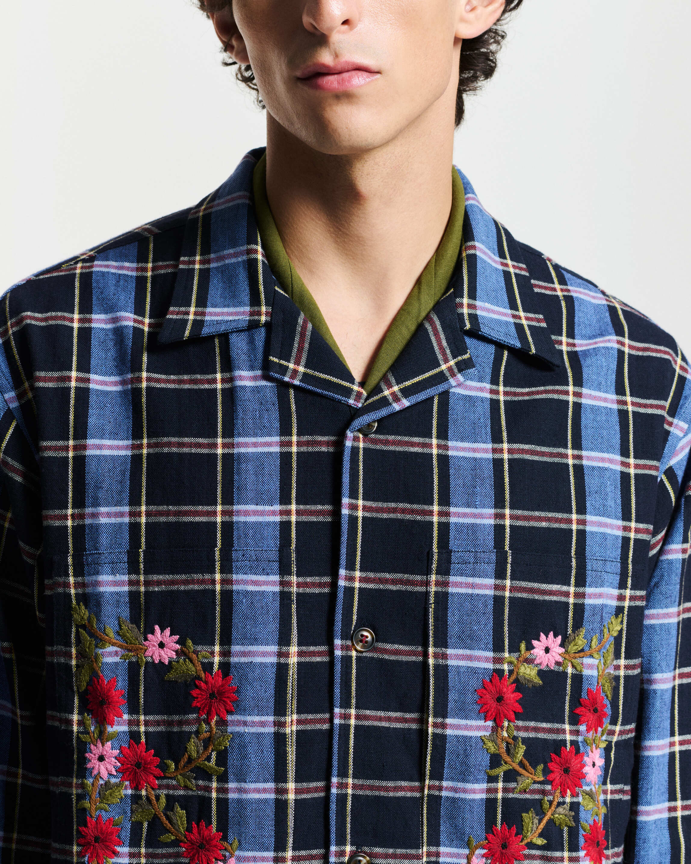 Baalz Shirt – Navy Cotton | Baziszt
