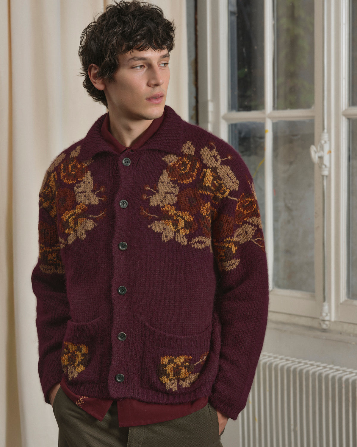 CARDIGAN NISSAN BORDEAUX