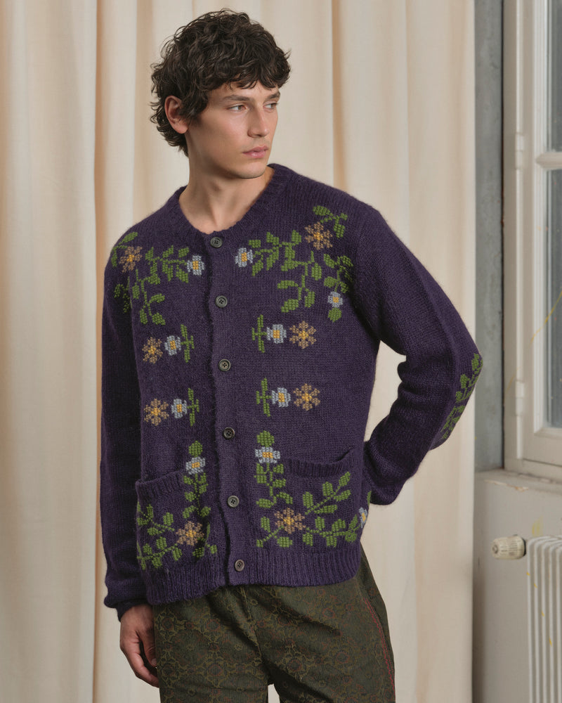 CARDIGAN CURIOSA BLEU MARINE