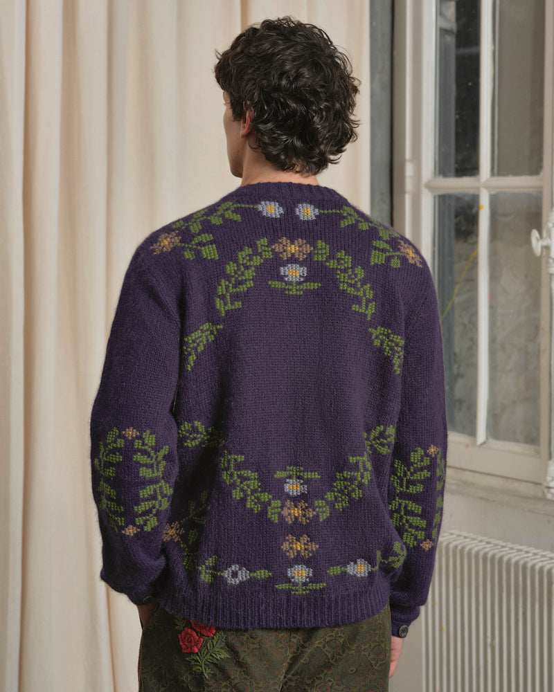 CARDIGAN CURIOSA BLEU MARINE
