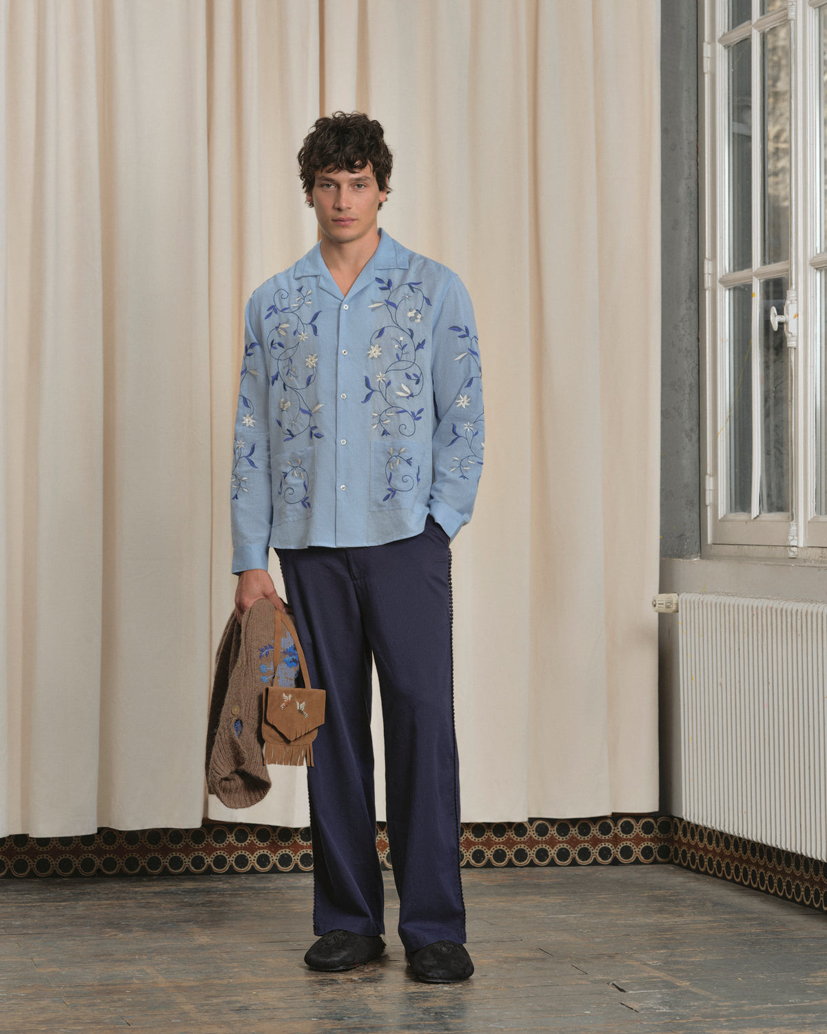 Lotus Shirt Blue