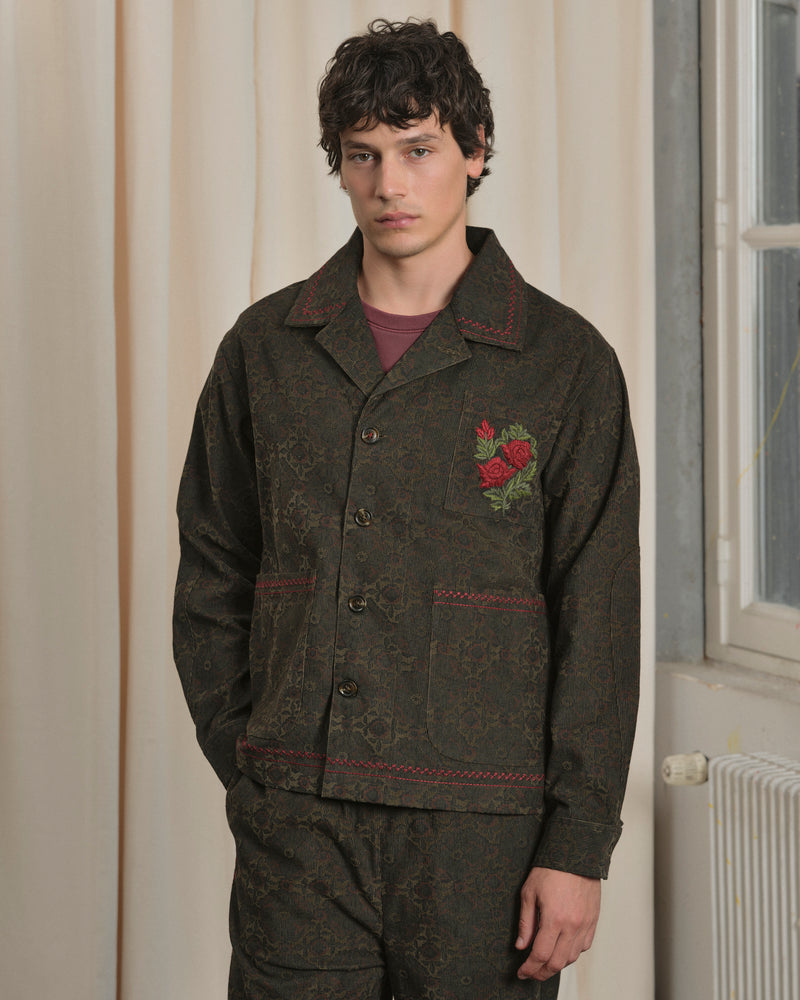 VESTE ROOSE VERT