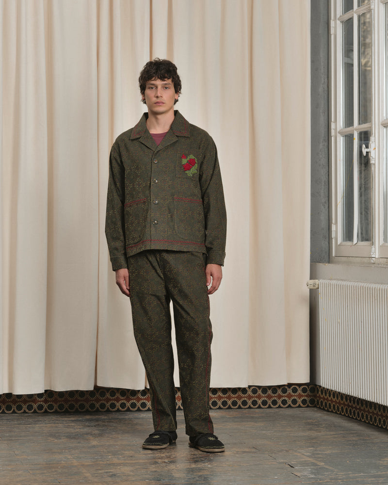 VESTE ROOSE VERT