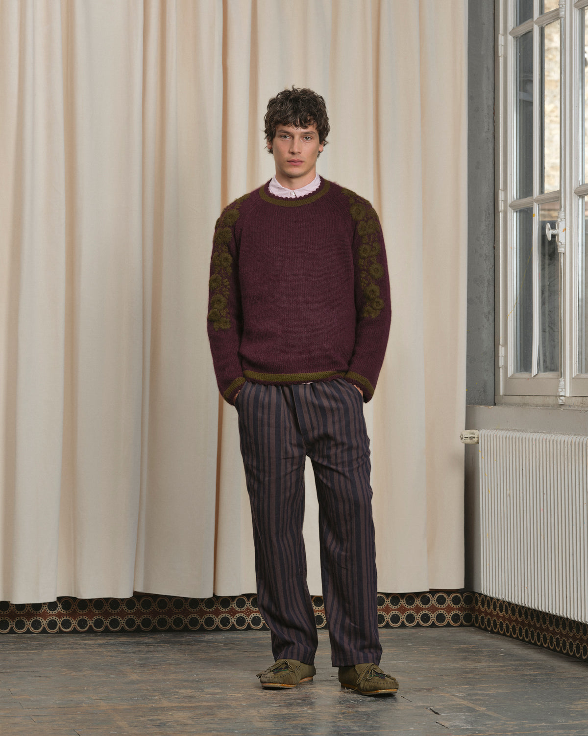 PULL PUNO BORDEAUX
