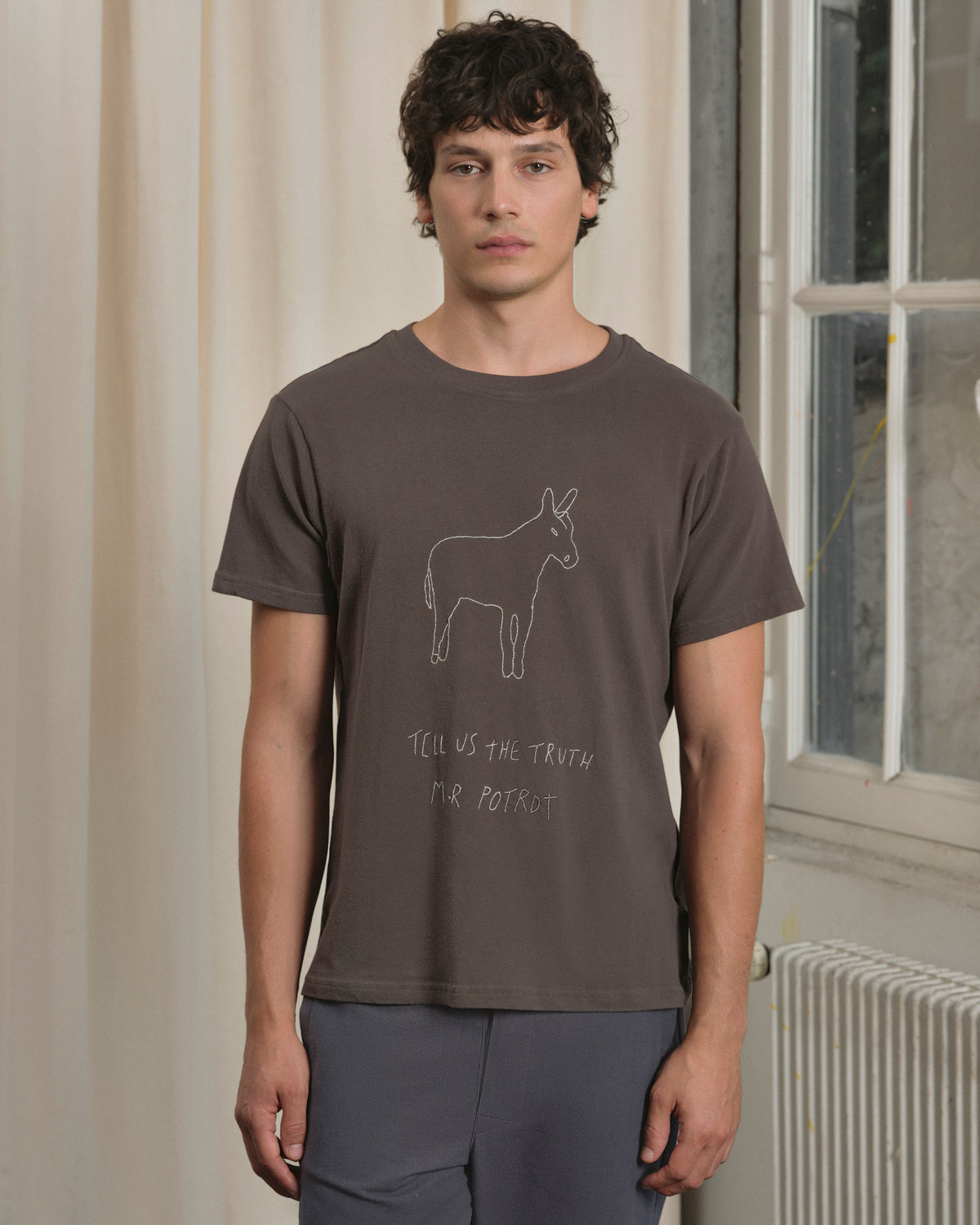 T-SHIRT DONKEY GRIS