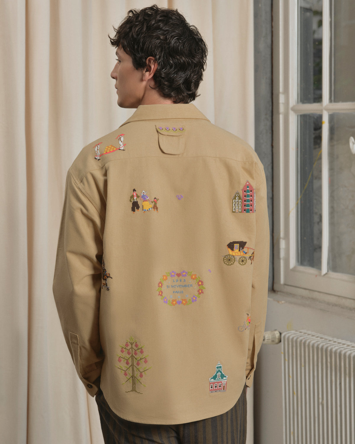 SURCHEMISE TUSKEN BEIGE
