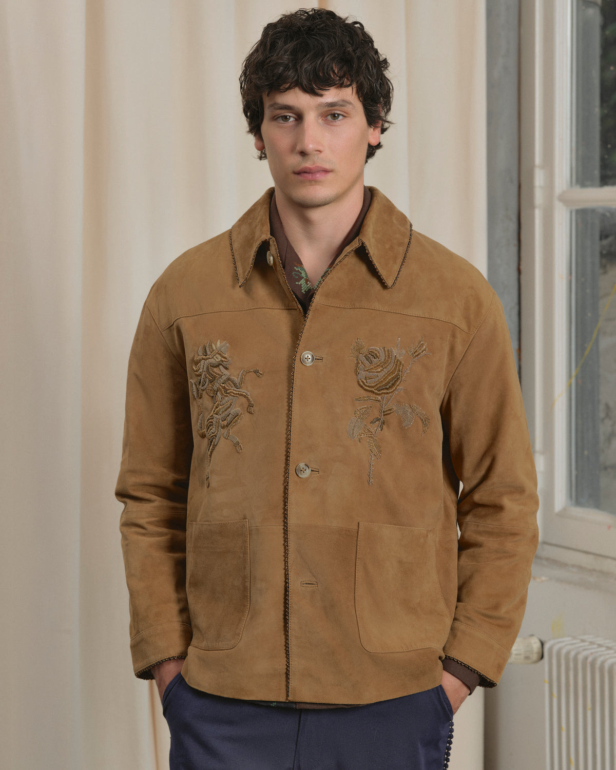VESTE CHIMERE MARRON