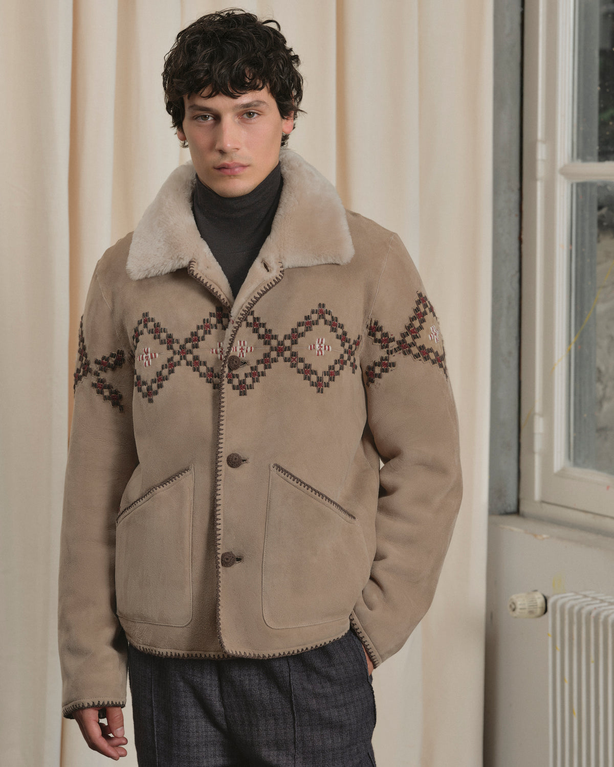 MANTEAU NELCI GRIS