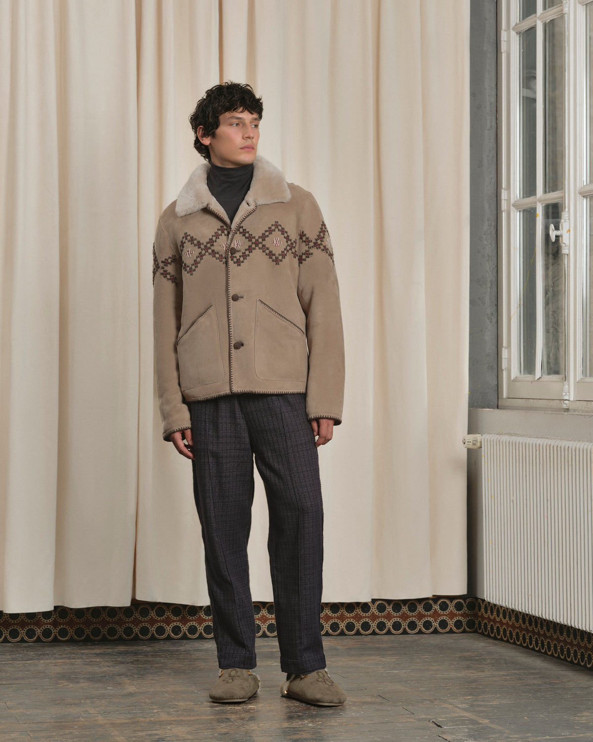 MANTEAU NELCI GRIS