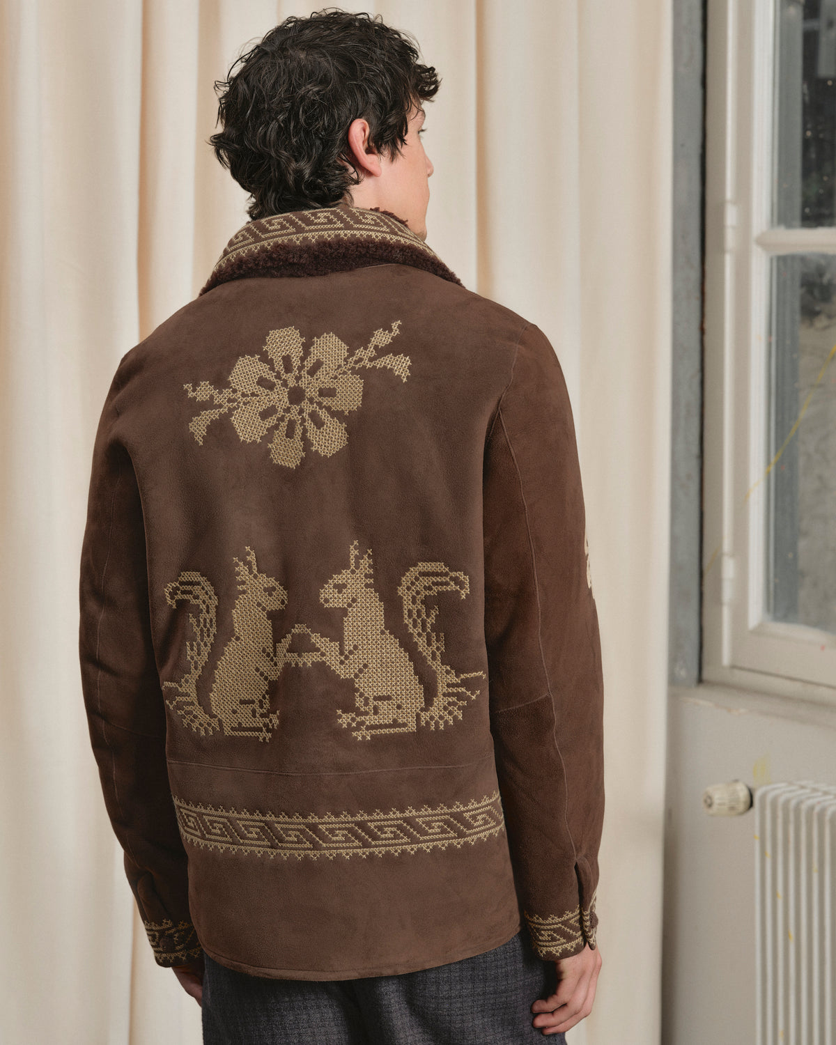 MANTEAU SQUI MARRON