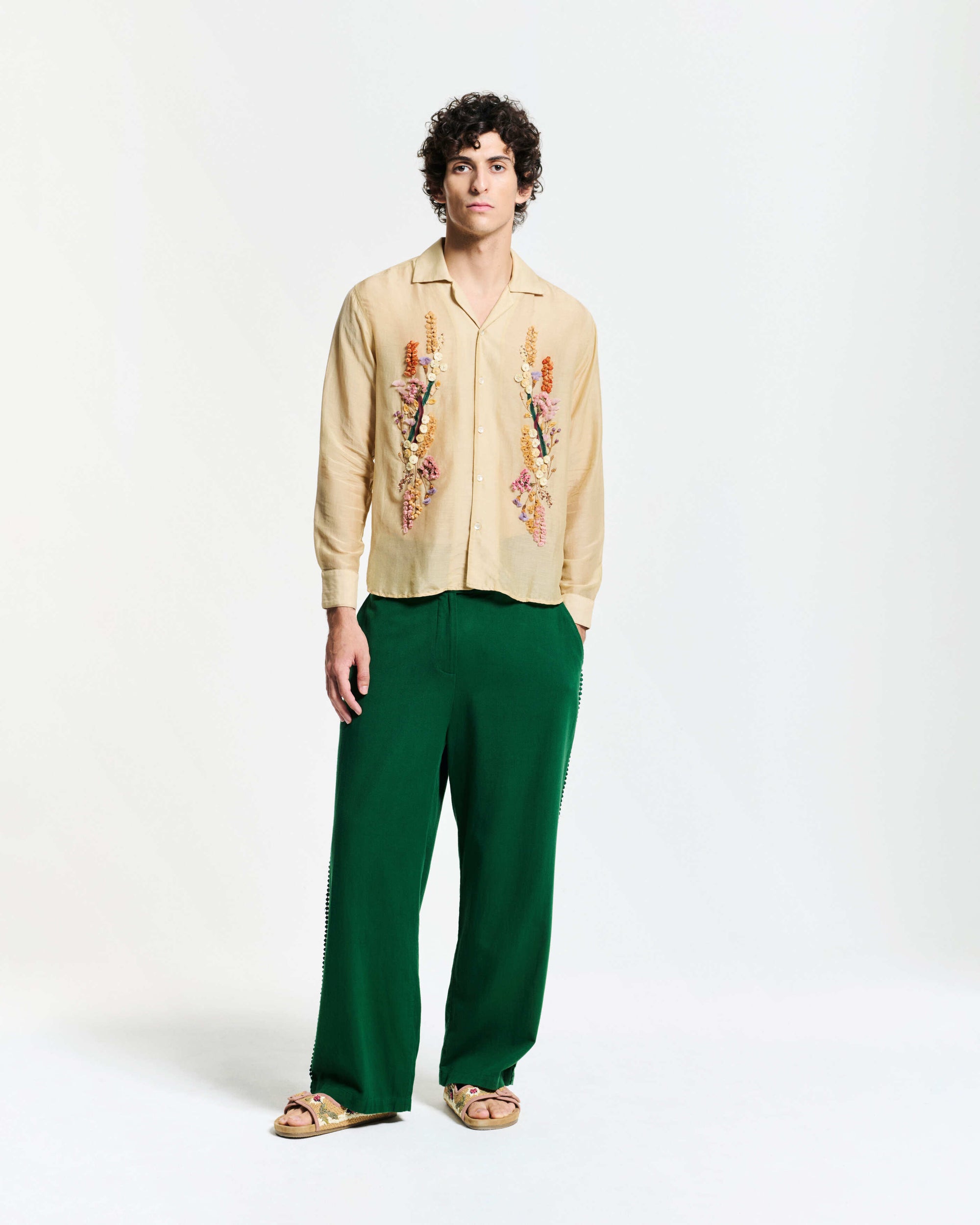 CORNICHE PANTS GREEN