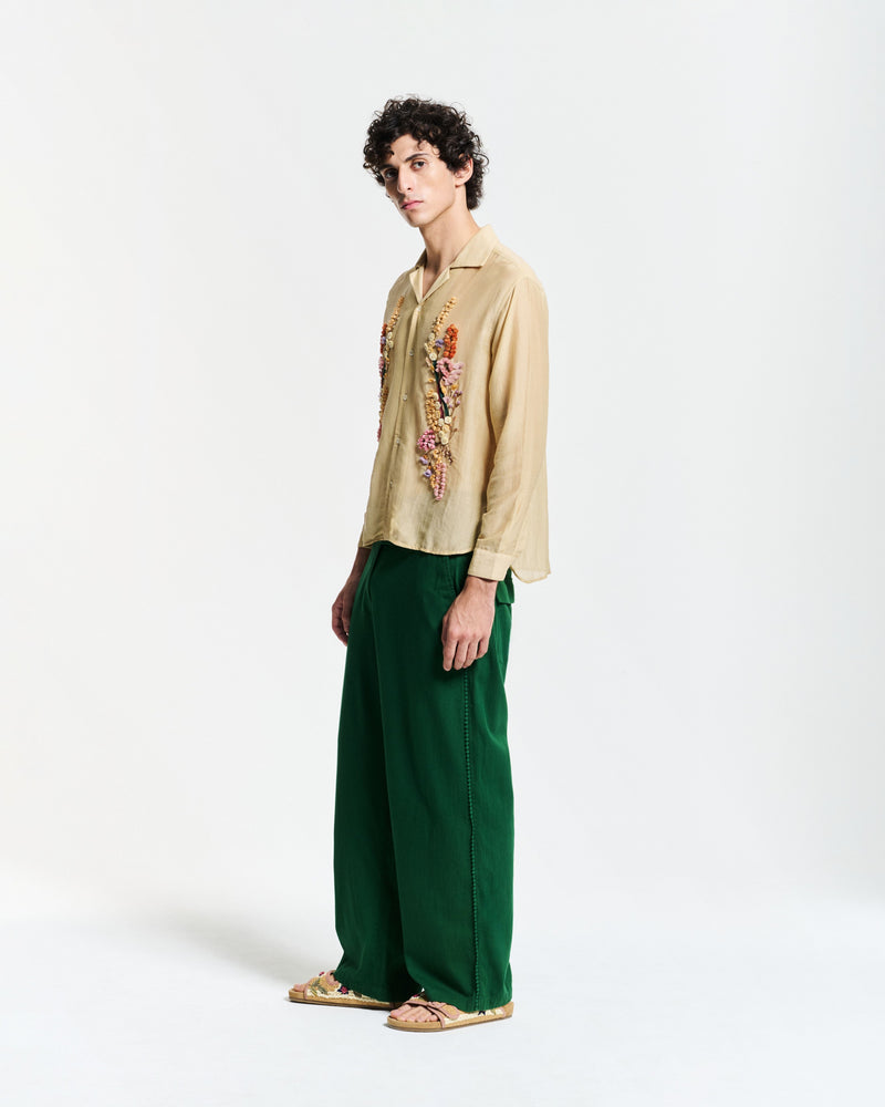 CORNICHE PANTS GREEN