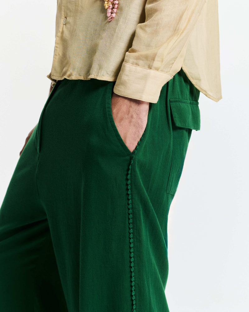 CORNICHE PANTS GREEN