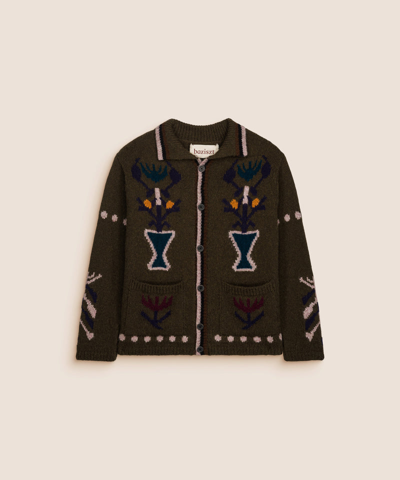 CARDIGAN GARDEN KAKI
