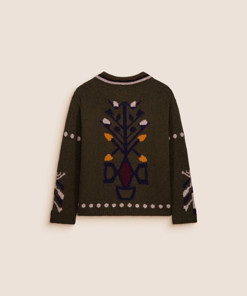 CARDIGAN GARDEN KAKI