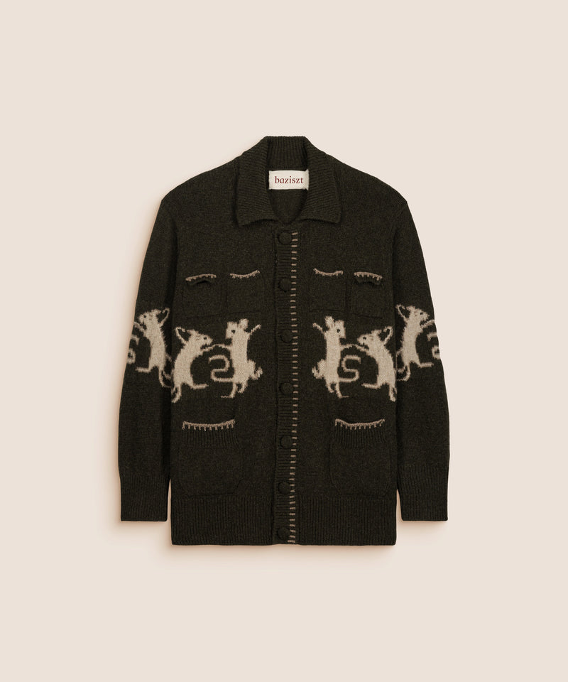 MICE CARDIGAN KHAKI