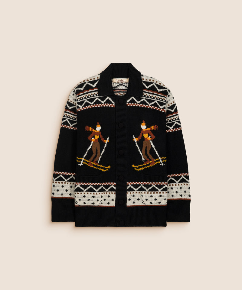 MEGEVE CARDIGAN BLACK