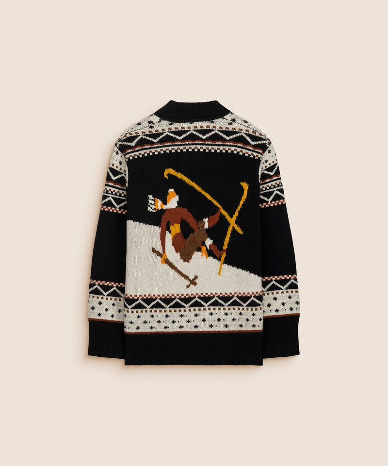 MEGEVE CARDIGAN BLACK