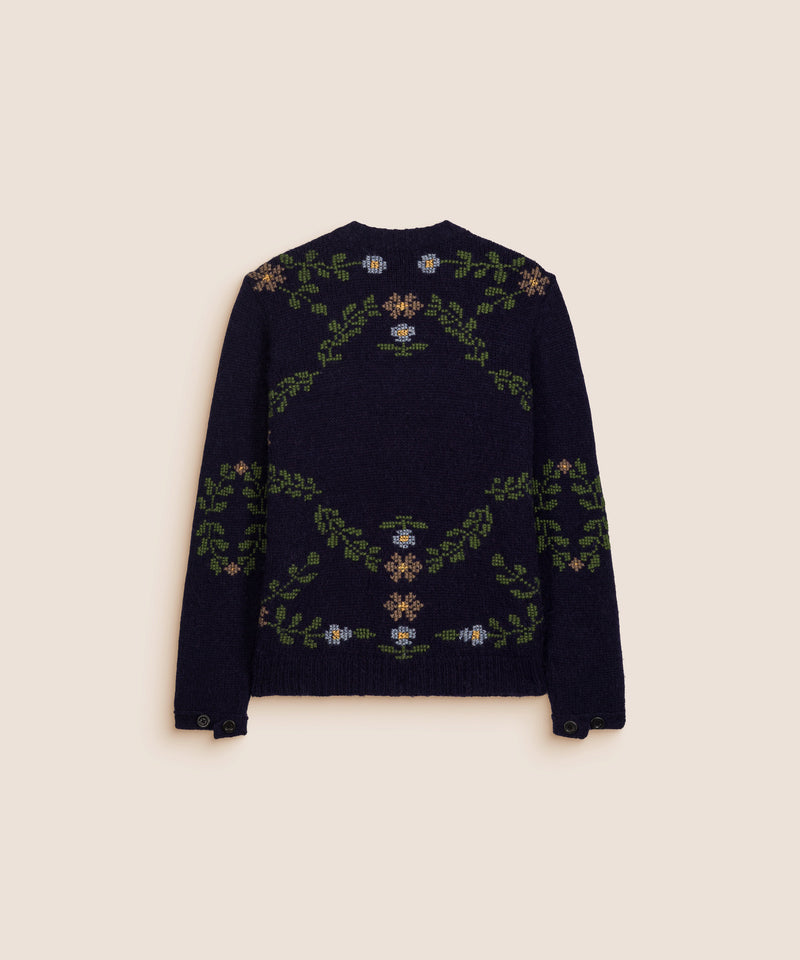 CARDIGAN CURIOSA BLEU MARINE
