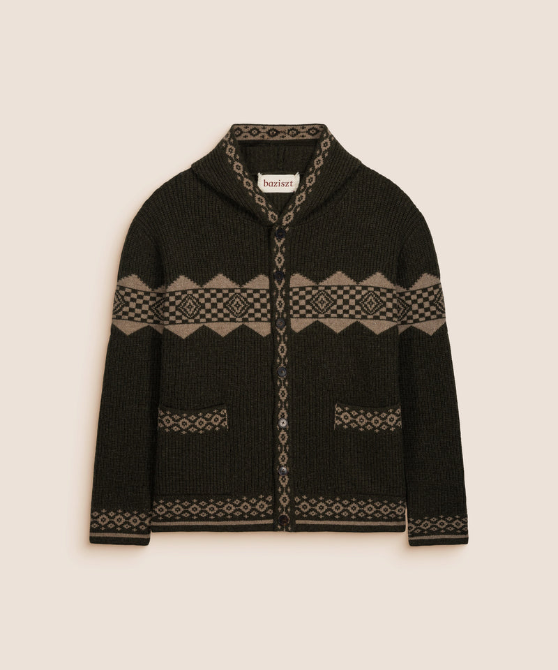 CARDIGAN HORIN KAKI