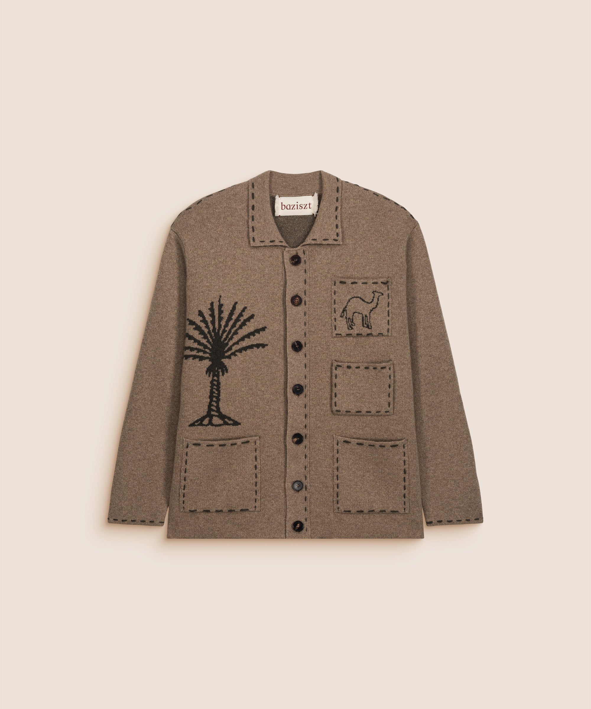 SEEKER CARDIGAN TAUPE