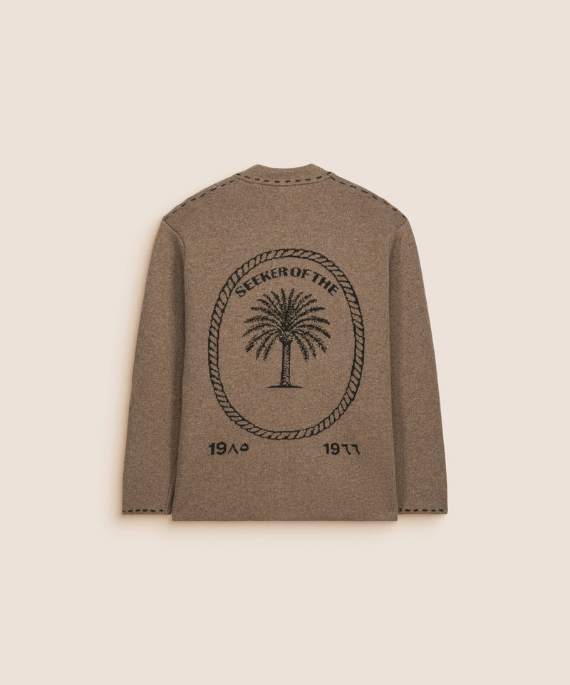 SEEKER CARDIGAN TAUPE