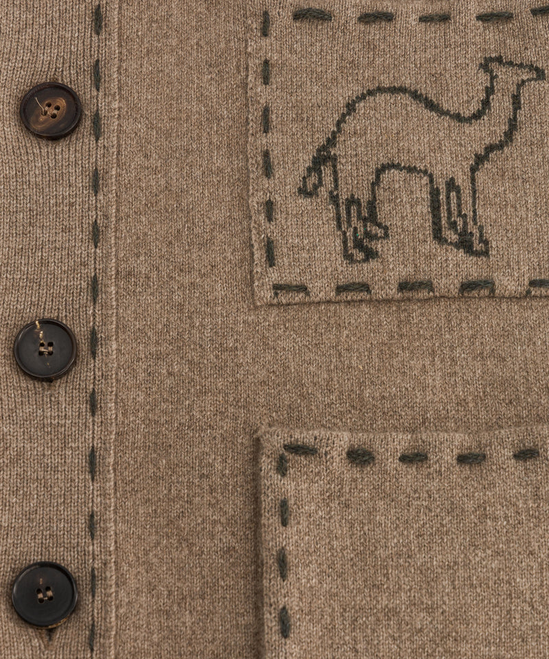SEEKER CARDIGAN TAUPE