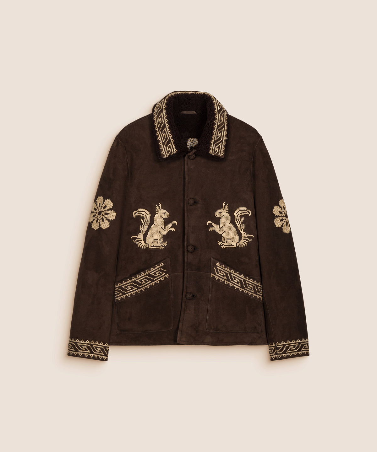 MANTEAU SQUI MARRON