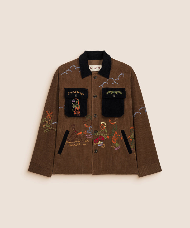 VESTE GENTLE MARRON