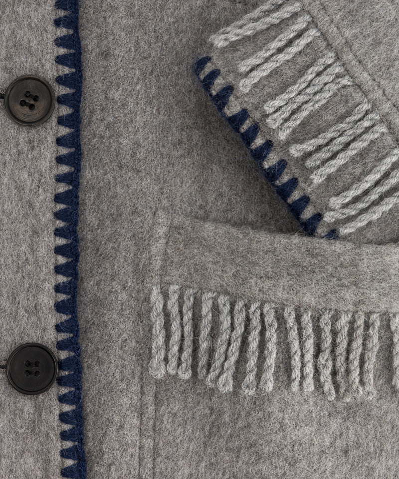 VESTE REVERSIBLE VEDU BLEU MARINE