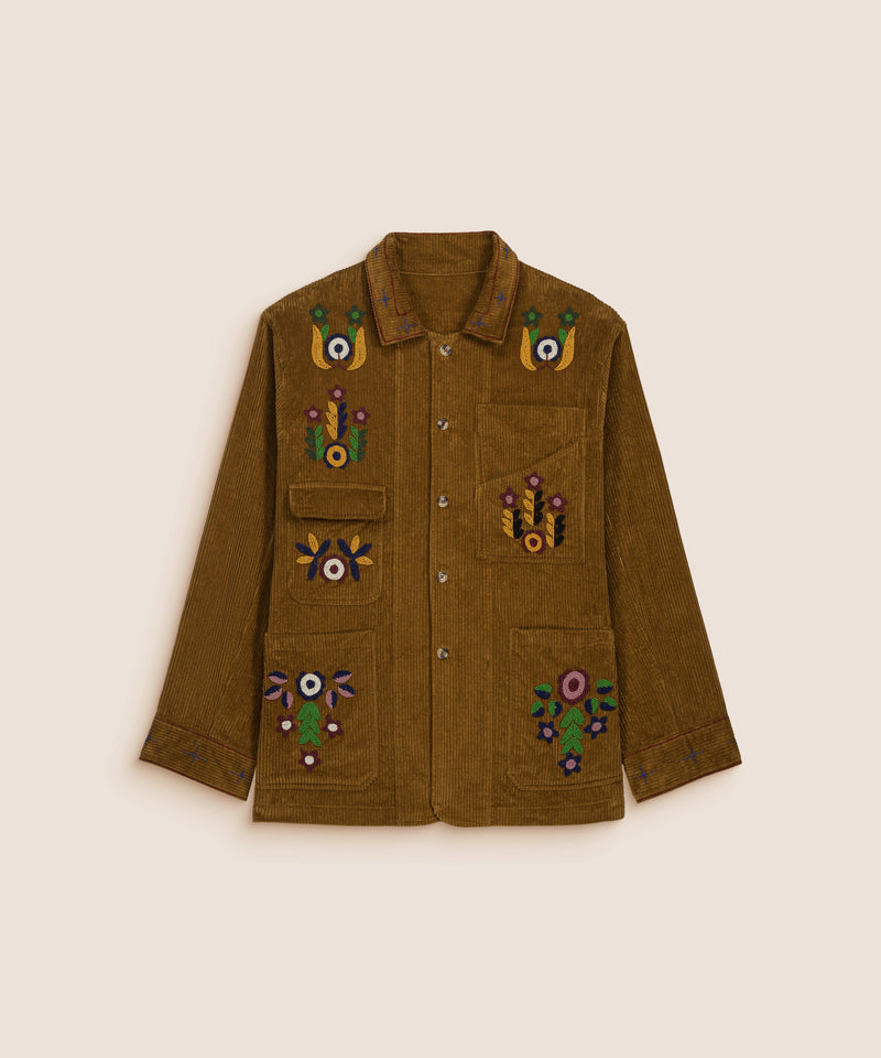 ESTATE OVERSHIRT BROWN