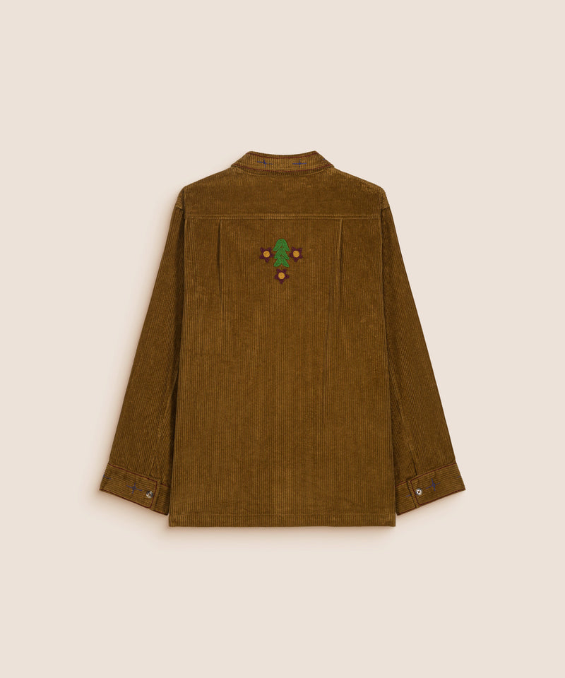 ESTATE OVERSHIRT BROWN