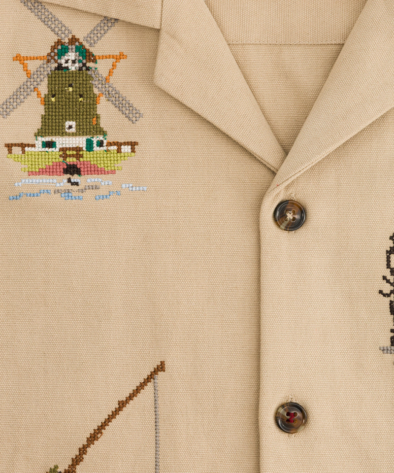 SURCHEMISE TUSKEN BEIGE