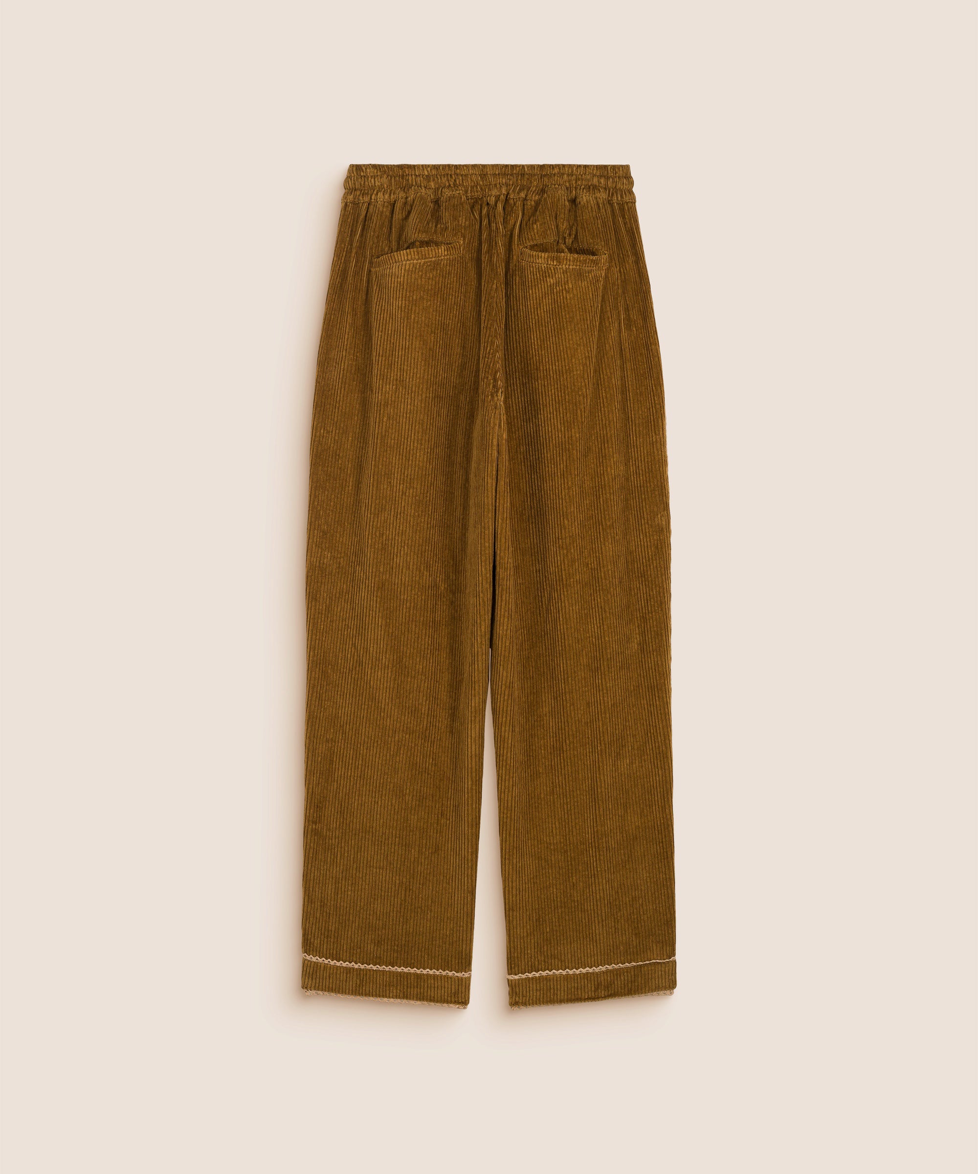 LACE PANTS BROWN