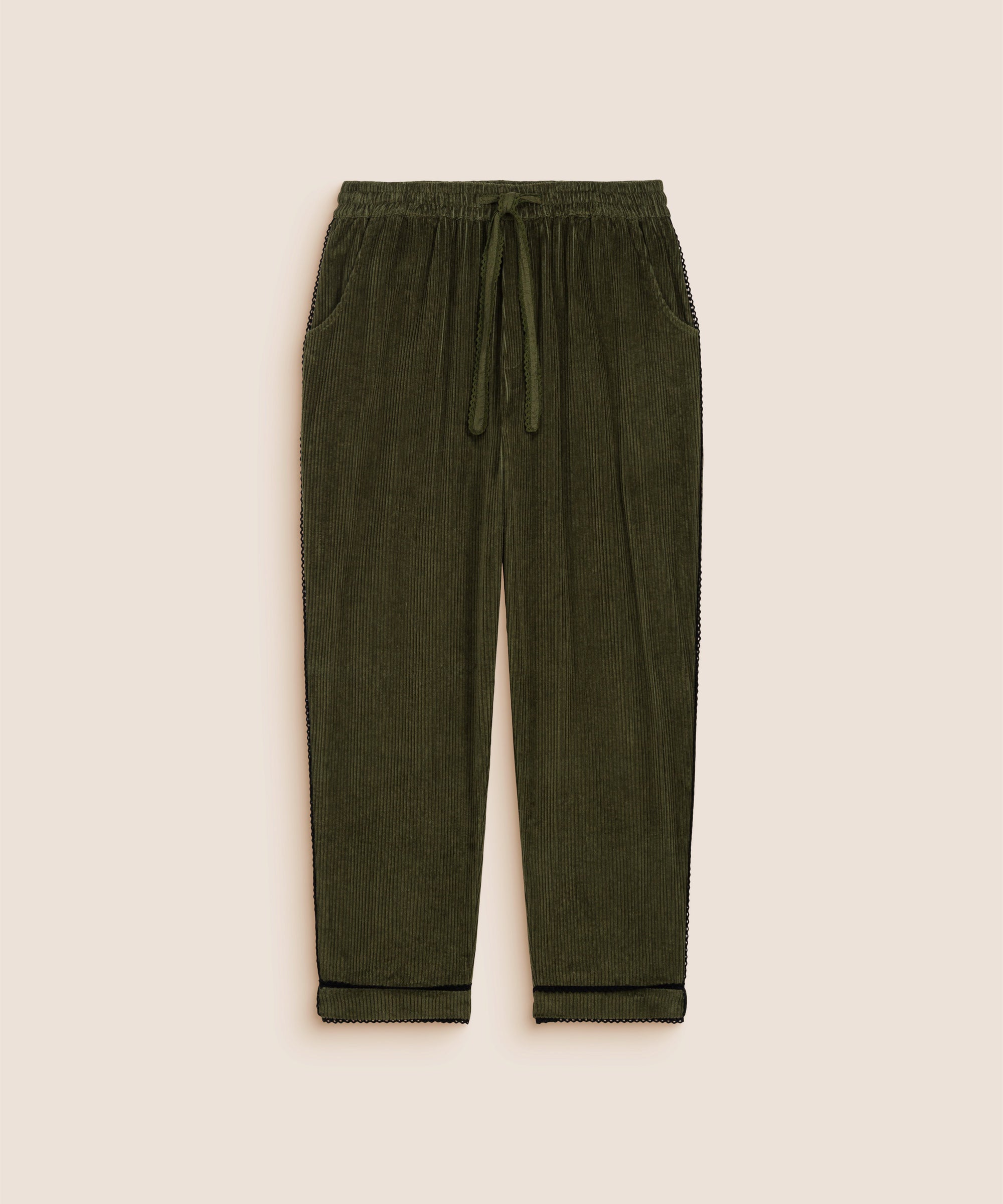 LACE PANTS KHAKI