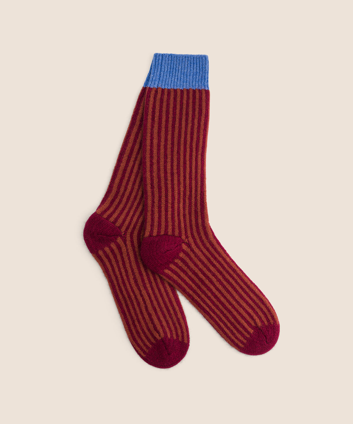 KULS SOCKS BURGUNDY/BLUE