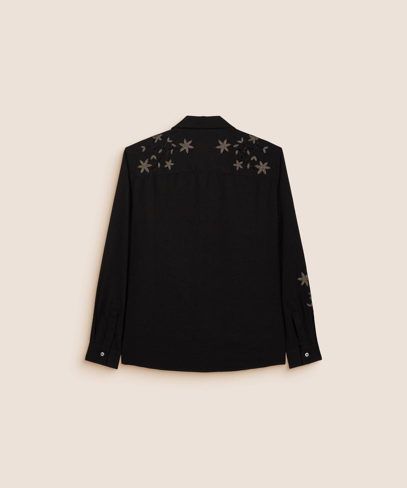 CHEMISE SNAPE NOIR