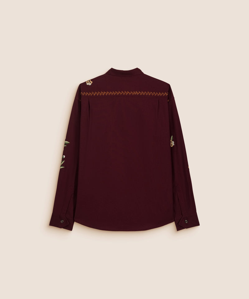 CHEMISE GREEDO BORDEAUX