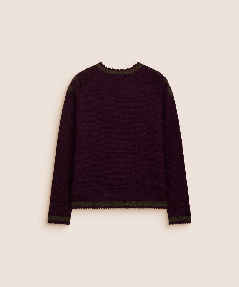 PUNO SWEATER BURGUNDY